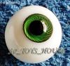  Glass Eye 14mm Green Vein fits YOSD DOB VOLKS LUTS Lati 1/6 
