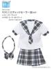  Azone 50cm Short Length Check Sailor Uniform Set Blue Check 50cm Yamato 1/3 BJD MDD MSD LUTS DOT DDS 