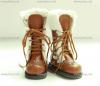  Japan High quantity D71 Brown Fur Martin Boots fits blythe barbie licca momoko 1/6 scale Doll 
