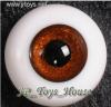  Glass Eye 12 mm Shiny Light Brown fits YOSD DOB VOLKS LUTS Lati 1/6 