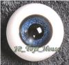  Glass Eye 8mm Shiny Grey Blue fits YOSD DOB VOLKS LUTS Lati 1/6 