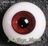  Glass Eye 16 mm Shiny Dark Red fits  MSD DOT VOLKS LUTS Lati 1/4 