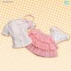  Volks DD Fes 2016 Dollfie Dream Ruffle Blouse Set White / Pink DDS DD SS-M Bust 